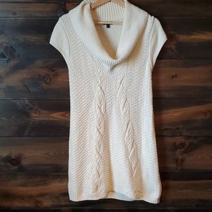 Express Cream Sweater Dress